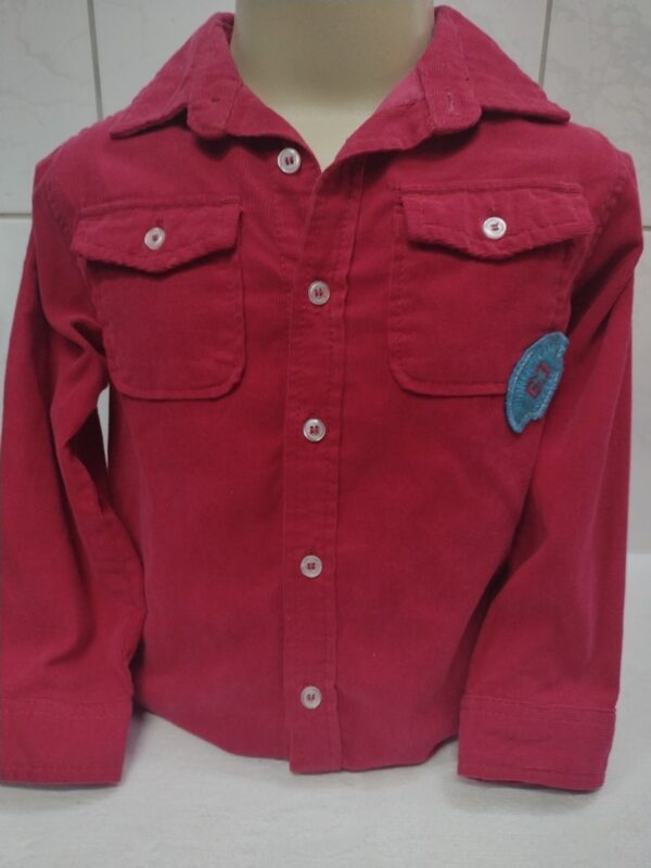 Camisa Veludo Baby Club C&A 2/3 anos
